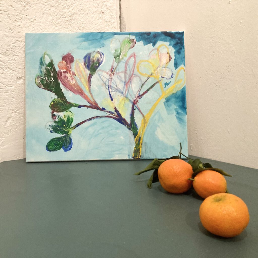 Abstrakte Naturzeichnung